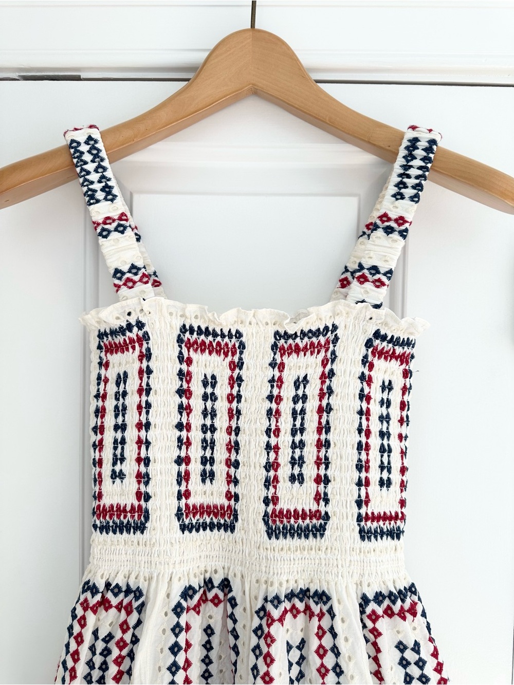 The Anjuli Nap Dress in Geo Eyelet - Picture 2 of 5